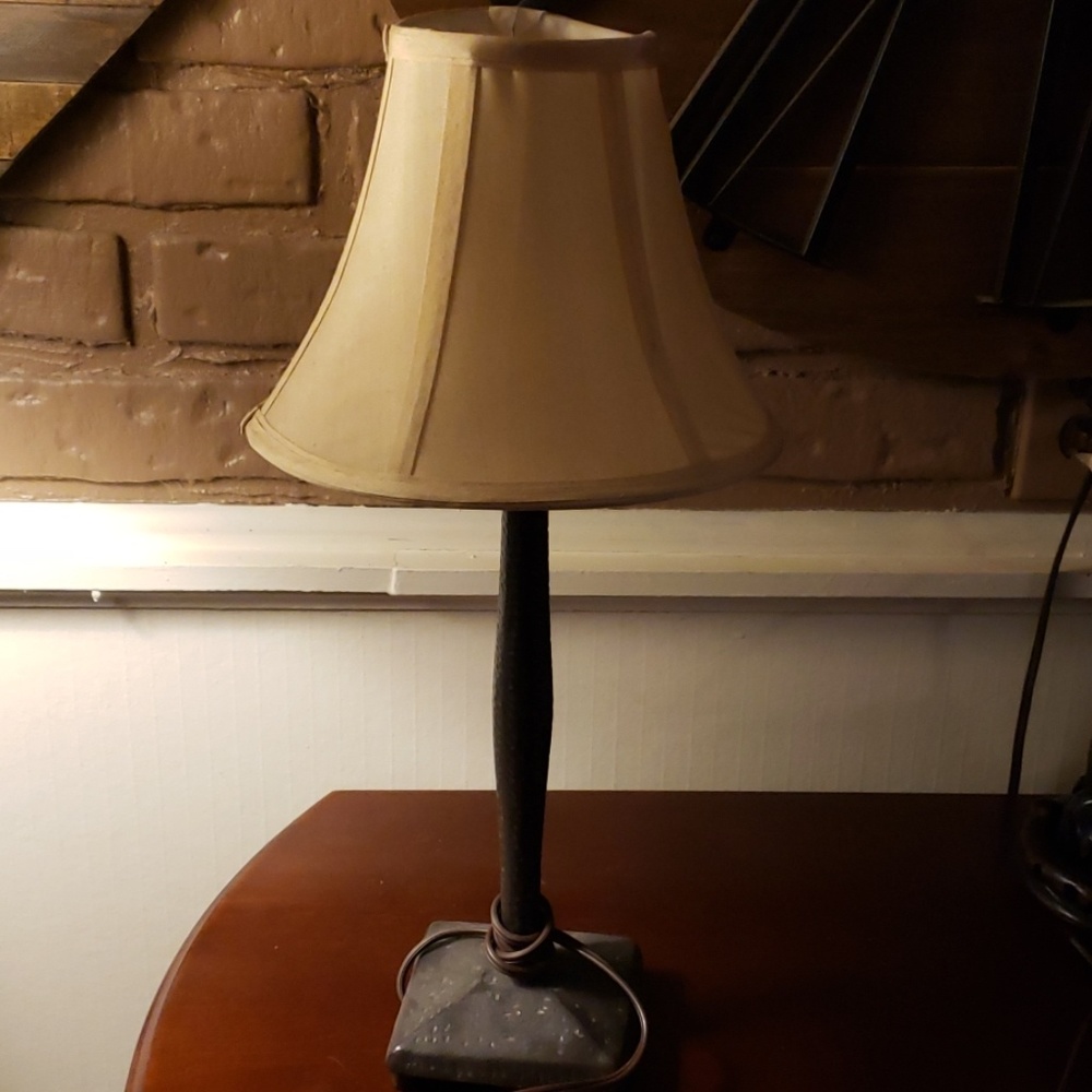 Small Metal Lamp with Shape